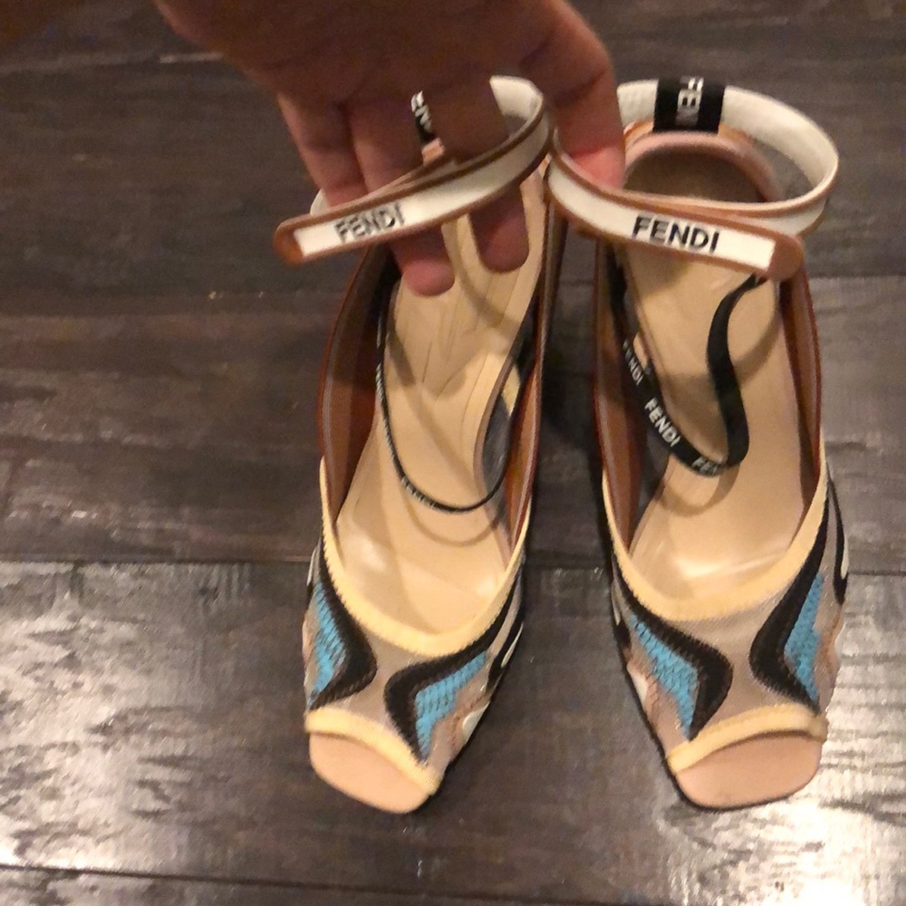 FENDI MULE Multicolored